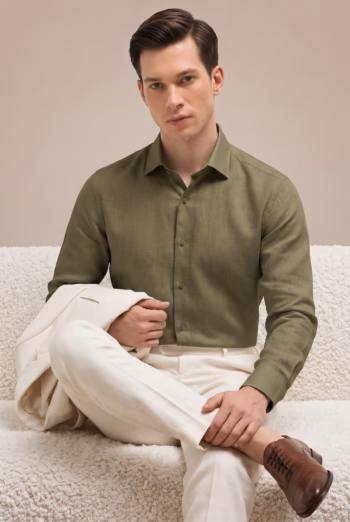 olive linen