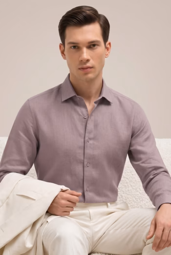 Linen Muted Mulberry