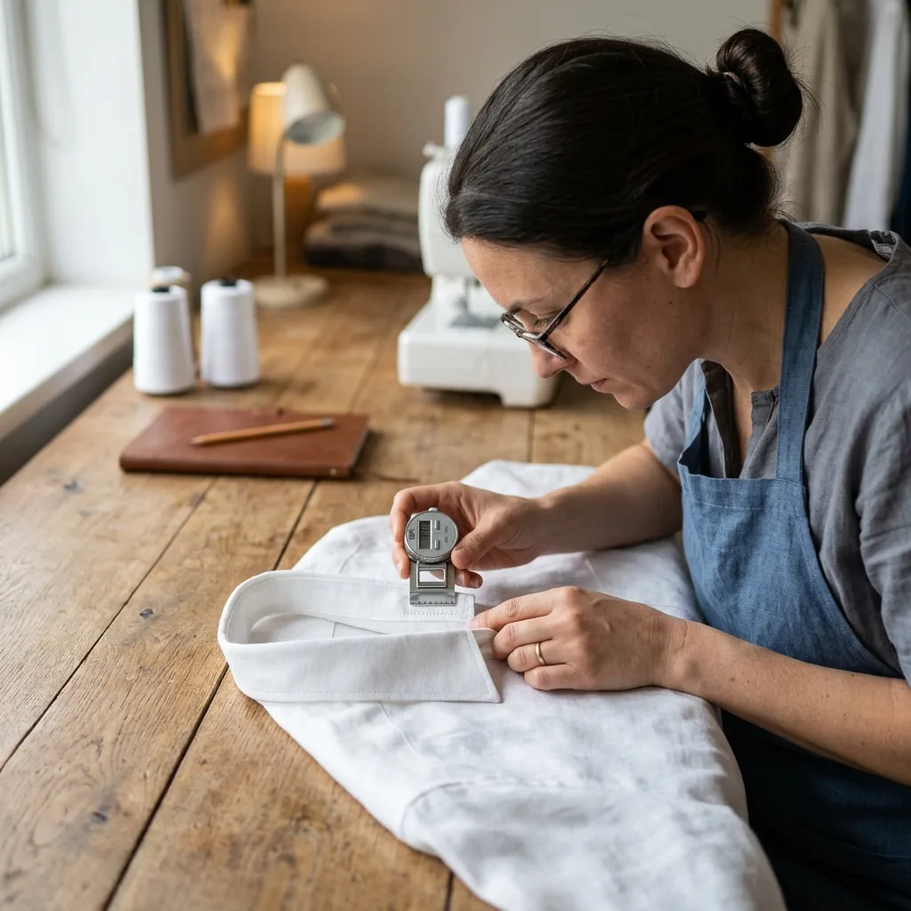 How to Identify High Quality Linen Shirts: The Complete Buying Guide 2 Inspection of high quality linen shirts